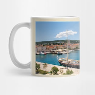 Supetar Harbour, Brac Island, Croatia Mug